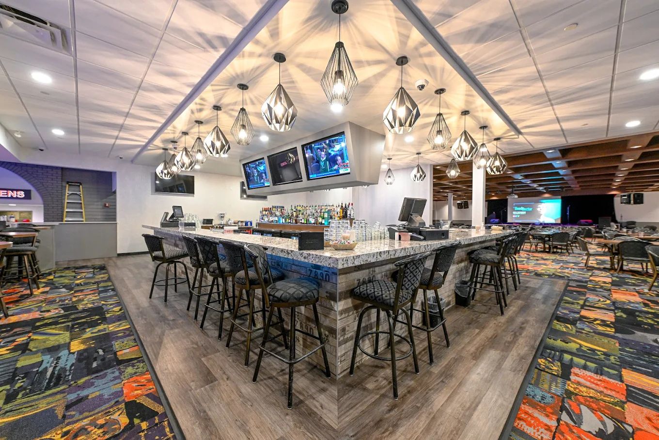 Interior bar area of the Great Northern Casino