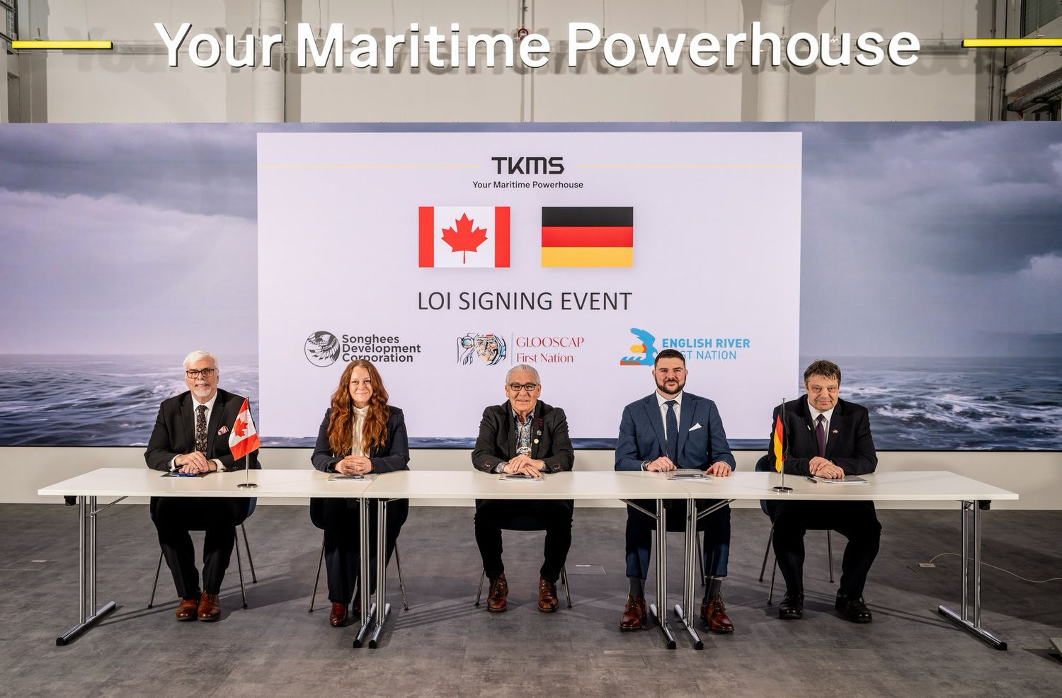 Signing the letter of intent with TKMS in Germany